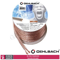 Oehlbach 106 2 x 2,5mm 20mt Oksijensiz Bakır Hoparlör Kablosu
