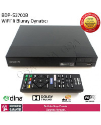 Sony BDP-S3700B Wifi'li Bluray Oynatıcı