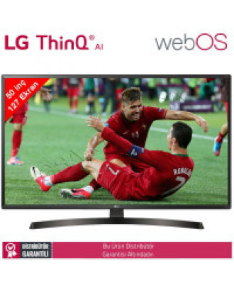 LG 50UK6470 127 Ekran UHD 4K WebOS Yapay Zeka Smart TV