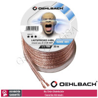 Oehlbach 108 2 x 2,5mm 30mt Oksijensiz Bakır Hoparlör Kablosu