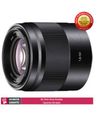 Sony SEL50F18 E 50 mm F1,8 OSS Yüksek Performanslı Portre Lensi