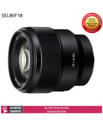 Sony SEL85F18 FE85mm F1,8 Portre Lens