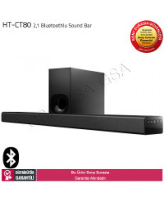 Sony HT-CT80 Bluetooth Teknolojisi ile 2.1 Kanal Sound Bar 