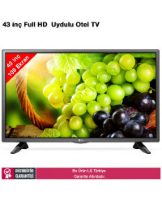 LG 43LV340C Full HD Dahili Uydu Alıcılı Otel TV