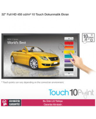 LG 32TA3E 450 nits Full HD 10 Touch Dokunmatik Monitör