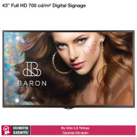 LG 43SH7DD Full HD 700nits Digital Signage Monitörü