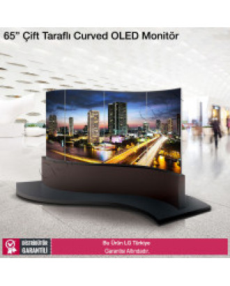 LG 65EE5PC 65" Çift Taraflı Curved Oled Monitör