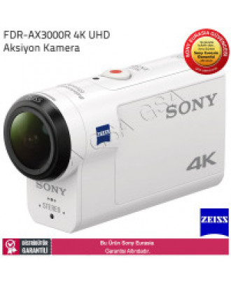 Sony FDR-X3000 Wi-Fi® ve GPS Özellikli 4K Action Cam 
