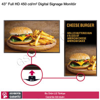 LG 43SM5D Full HD Smart Digital Signage Monitör