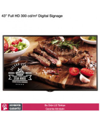 LG 43SE3DD Full HD 300nits Digital Signage Monitörü