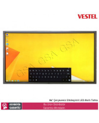 Vestel 84" Çerçevesiz Etkileşimli LED Akıllı Tahta 