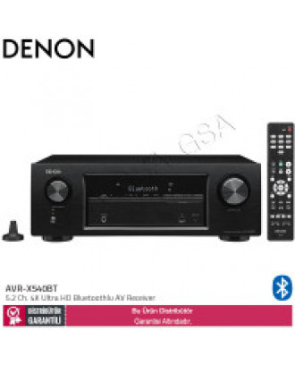 Denon AVR-X540BT 5.2 Kanal 4K Bluetoothlu AV Receiver 