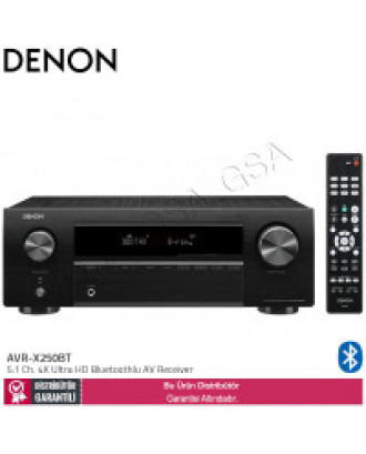 Denon AVR-X250BT 5.1 Kanal 4K Bluetoothlu AV Receiver 