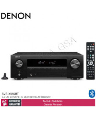 Denon AVR-X550BT 5.2 Kanal 4K Bluetoothlu AV Receiver 