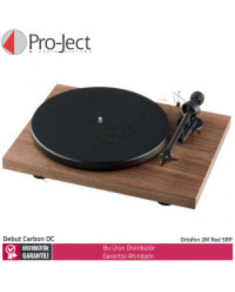 Pro-Ject Debut Carbon DC Ortofon 2M Red SRP Kartuşlu Ceviz Pikap