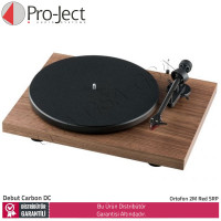 Pro-Ject Debut Carbon DC Ortofon 2M Red SRP Kartuşlu Ceviz Pikap