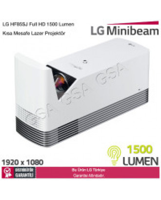 LG HF85JS Full HD 1500 Lumen Ultra Kısa Mesafe Lazer Projektör