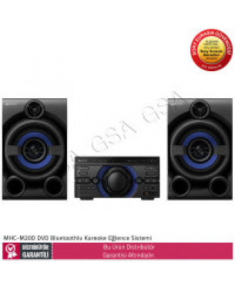 Sony MHC-M20D DVD Bluetoothlu Kareoke Eğlence Sistemi 