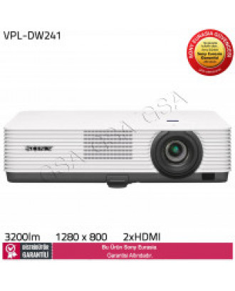 Sony VPL-DW241 3100lm 1280x800 2xHDMI Projeksiyon Cihazı