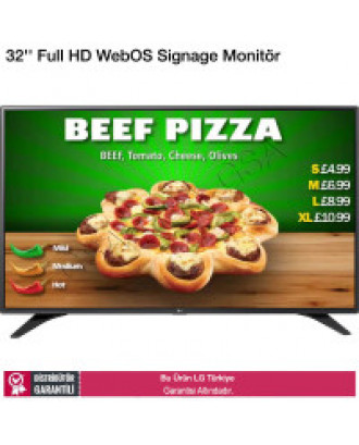 LG 32LS53A Full HD WebOS Digital Signage Monitör