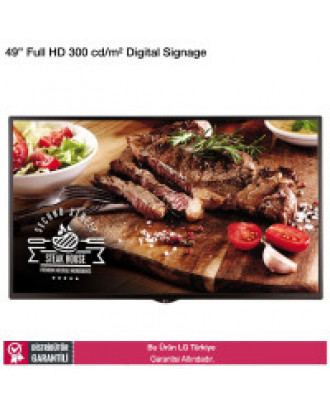 LG 49SE3DD Full HD 300nits Digital Signage Monitörü