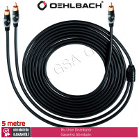 Oehlbach Easy Connect Sub Y Aktif Subwoofer için Y sinyal kablosu